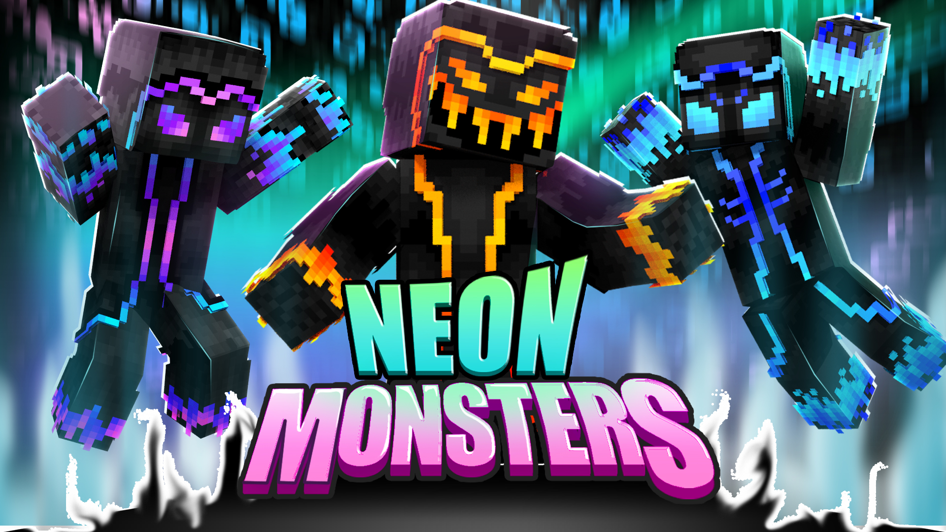 Neon Monsters Keyart